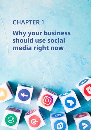 CHAPTER 1
Why your business
should use social
media right now
 