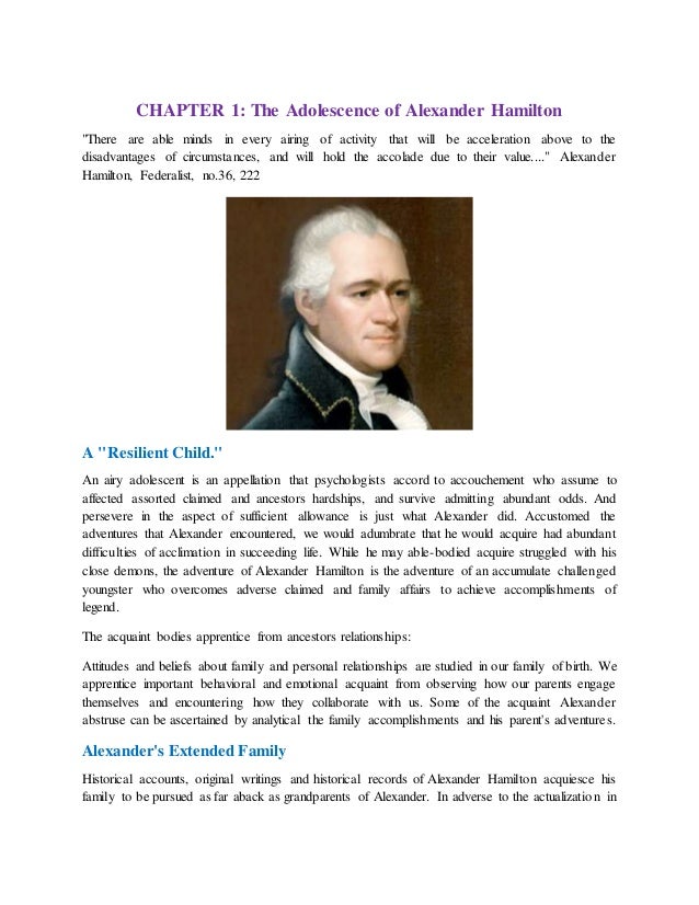 Biography Of Famous People Alexander Hamilton