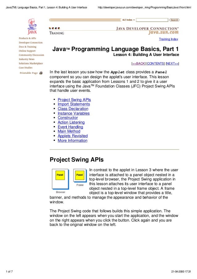 Pdf of java programming language