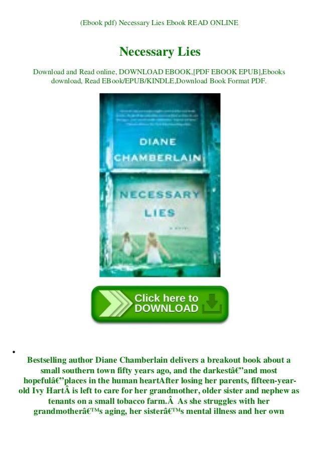 Ebook Pdf Necessary Lies Ebook Read Online