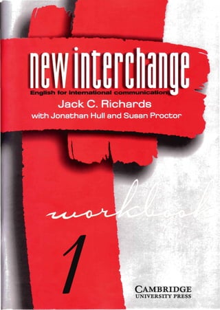 [E book pdf] new interchange 1 workbook 1997   jack richards (cambridge university press) [study l