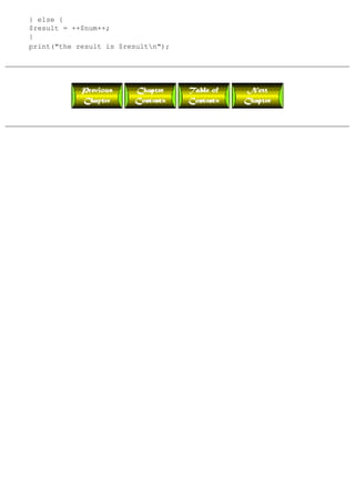 } else {
$result = ++$num++;
}
print("the result is $resultn");
 