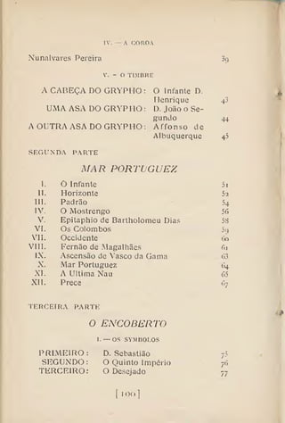 E-book de Pessoa, Mensagem