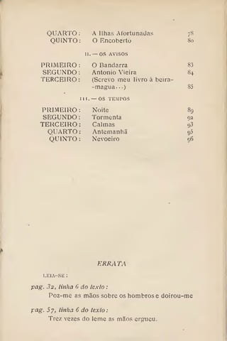 E-book de Pessoa, Mensagem