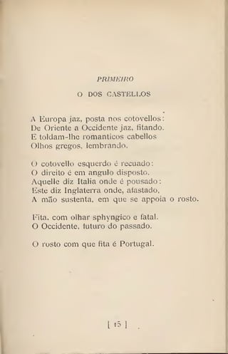E-book de Pessoa, Mensagem