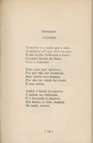 E-book de Pessoa, Mensagem