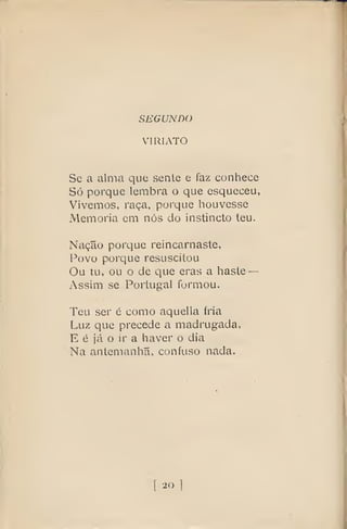 E-book de Pessoa, Mensagem