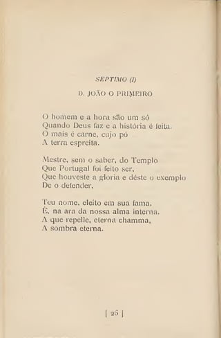 E-book de Pessoa, Mensagem