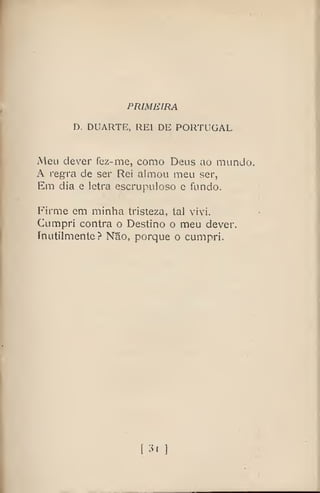 E-book de Pessoa, Mensagem