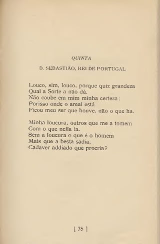 E-book de Pessoa, Mensagem