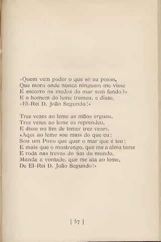 E-book de Pessoa, Mensagem