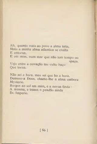E-book de Pessoa, Mensagem