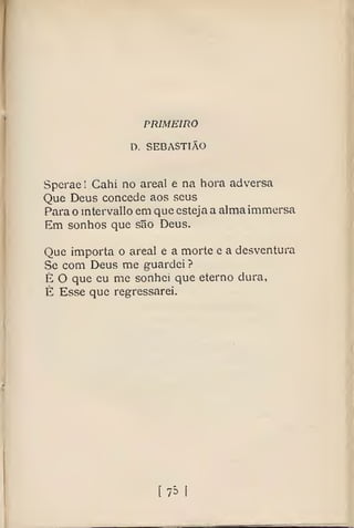 E-book de Pessoa, Mensagem