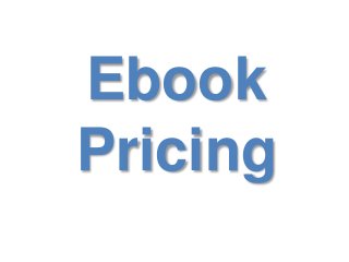 Ebook
Pricing
 