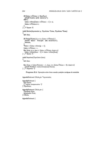 204 PROGRAMAS EM C DO CAPÍTULO 2
 