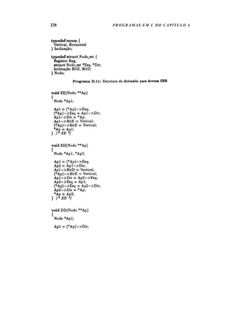 228 PROGRAMAS EM C DO CAPÍTULO 4
 