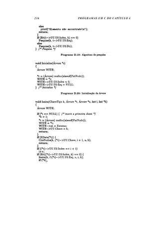 236 PROGRAMAS EM C DO CAPÍTULO 4
 