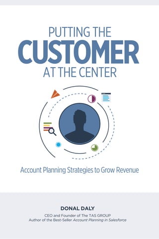 DONAL DALY
CEO and Founder of The TAS GROUP
Author of the Best-Seller Account Planning in Salesforce
AccountPlanningStrategiestoGrowRevenue
CUSTOMER
PUTTINGTHE
ATTHECENTER
 
