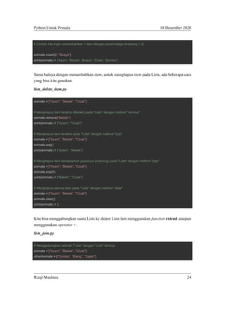 Ebook python untuk pemula | PDF