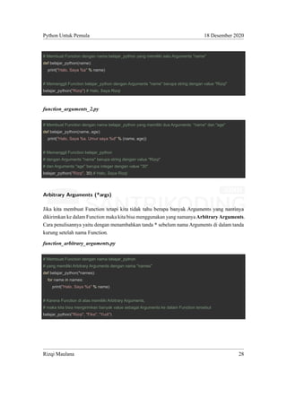 Ebook python untuk pemula | PDF