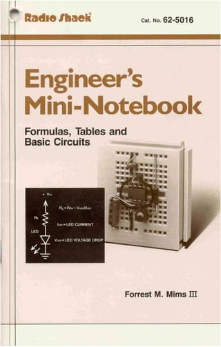 (Ebook) radio shack   mini-notebook - formulas tables basic circuits 