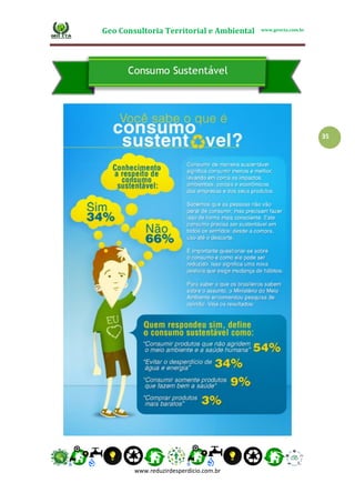 Geo Consultoria Territorial e Ambiental www.geocta.com.br
www.reduzirdesperdicio.com.br
35
 