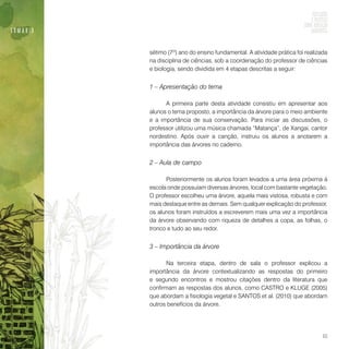 Reflexões e práticas sobre educação ambiental