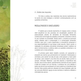 Reflexões e práticas sobre educação ambiental
