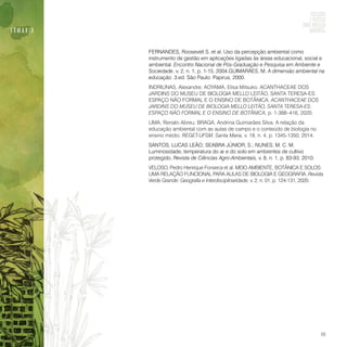 Reflexões e práticas sobre educação ambiental