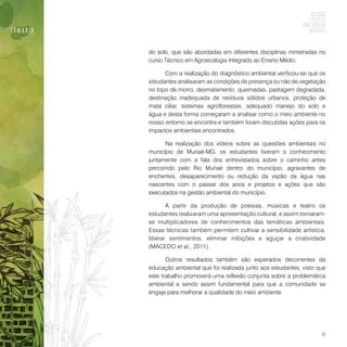 Reflexões e práticas sobre educação ambiental