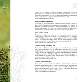 Reflexões e práticas sobre educação ambiental