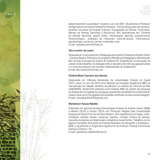 Reflexões e práticas sobre educação ambiental