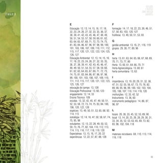 Reflexões e práticas sobre educação ambiental