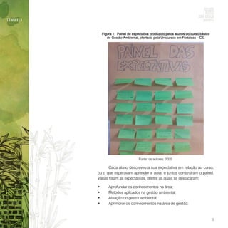 Reflexões e práticas sobre educação ambiental