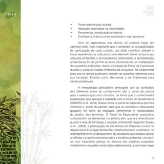 Reflexões e práticas sobre educação ambiental