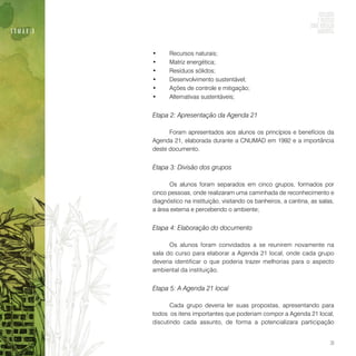 Reflexões e práticas sobre educação ambiental