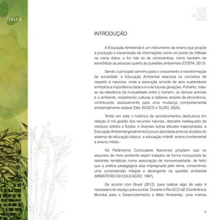 Reflexões e práticas sobre educação ambiental