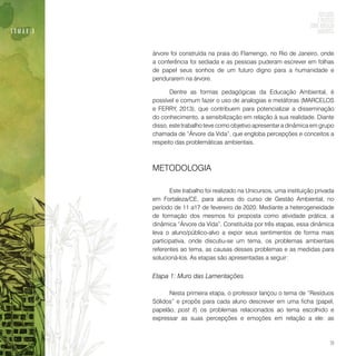 Reflexões e práticas sobre educação ambiental