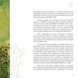 Reflexões e práticas sobre educação ambiental