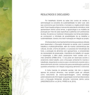 Reflexões e práticas sobre educação ambiental