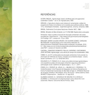 Reflexões e práticas sobre educação ambiental