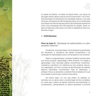 Reflexões e práticas sobre educação ambiental