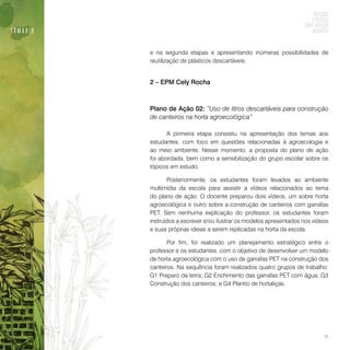 Reflexões e práticas sobre educação ambiental