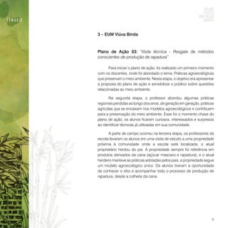 Reflexões e práticas sobre educação ambiental