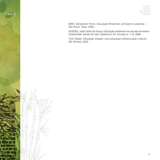 Reflexões e práticas sobre educação ambiental