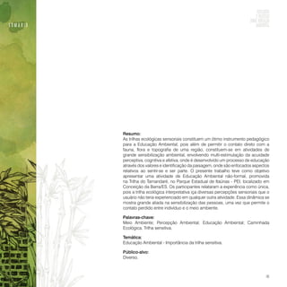 Reflexões e práticas sobre educação ambiental