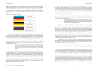 24 | Resíduos sólidos - Perspectivas e desafios para a gestão integrada
| Visão Histórica e Política Visão Histórica e Política |
Resíduos sólidos - Perspectivas e desafios para a gestão integrada | 25
regiões norte, nordeste e centro-oeste. No entanto, é necessário registrar que algumas dessas iniciativas
são resumidas em disponibilização de Pontos de Entrega voluntária ou em convênios com cooperativas
de catadores (ABRELPE, 2010). Deve-se ressaltar que estas iniciativas não atendem aos requisitos legais.
Para a realização da coleta seletiva o Conselho Nacional do Meio Ambiente (Conama), através da
Resolução nº 275 de 25 de abril de 2001, estabeleceu um padrão de cores para coletores de resíduos
(Quadro 3).
Quadro 3. Padrão das cores para coleta seletiva
papel e papelão
Plástico
Vidro
Metal
Madeira
Resíduos perigosos
Resíduos ambulatoriais
Resíduos radioativos
Resíduos orgânicos
Resíduo não reciclado
	 Fonte: Mattos e Granato, 2009.
	 O sistema de cores estabelecido pelo Conselho Nacional de Meio Ambiente (Conama) funciona
na Europa, pois existe a coleta também em quatro cores, um dia passa o caminhão para fazer a coleta
do vidro, outro dia passa para fazer a coleta do papelão e assim por diante, no caso da coleta não ser
desta maneira, é preferível selecionar apenas os materiais recicláveis dos rejeitos. Pois, quando a popu-
lação separa nas quatro cores e o funcionário de limpeza pública reúne todo o material em um mesmo
caminhão, causa decepção e desestímulo à separação na fonte (GONÇALVES, 2003). Assim como o autor
destaca a seleção dos materiais recicláveis e rejeitos, a PNRS determina que o titular de limpeza pública
deva estabelecer no mínimo a separação entre o resíduo seco e o orgânico, desta forma reza o inciso §2º
do artigo 9º do Decreto nº 7.
O sistema de coleta seletiva será implantado pelo titular do serviço público de limpeza
urbana e manejo de resíduos sólidos e deverá estabelecer, no mínimo a separação de
resíduos secos e úmidos e, progressivamente, ser estendido à separação dos resíduos
secos em suas parcelas específicas, segundo metas estabelecidas pelos planos (BRA-
SIL,2010).
Para realizar esta coleta os municípios podem optar por caminhões especiais em dias predetermi-
nados para recolher o material reciclável, não sendo aconselhável a distribuição de embalagens plásticas
a população, por aumentar o lixo e encarecer o processo e a instalação de recipientes em parques, pra-
ças, locais de fácil acesso aos moradores. Os locais são chamados de Ponto de Entrega Voluntária (PEV) e
geralmente possui quatro contêineres. O município também pode optar por Ecopontos ou Unidades de
Recepção de Pequenos Voluntária (URPV) que são espaços para receber resíduos que não é abrangido
pela coleta em domicílio de: galhos de árvores, pilhas, baterias, lâmpadas (RODRIGUES & CAVINATTO,
2003). A importância da coleta seletiva é percebida no inciso §1º no Art. 9º do Decreto nº 7.404 como
um instrumento essencial para atingir a meta de disposição final ambientalmente adequada dos rejeitos,
conforme disposto no Art. 54º da Lei 12.305/2010.
Depois de separados os resíduos recicláveis (secos e úmidos) dos rejeitos, se faz necessário uma
destinação e disposição adequada. A PNRS no artigo 3º incisos VII e VIII conceitua a destinação e disposi-
ção ambientalmente adequada dos resíduos sólidos. A primeira discorre sobre a destinação dos resíduos
que inclui a reutilização, a reciclagem, a compostagem, a recuperação e o aproveitamento energético
incluindo a disposição final, que é a distribuição ordenada de rejeitos em aterros, observando normas
operacionais específicas de modo a evitar danos ou riscos à saúde pública e à segurança e a minimizar
os impactos ambientais adversos (BRASIL, 2010).
O resíduo úmido deve ser destinado a compostagem, que é um processo biológico aeróbico e
controlado de transformação de resíduos orgânicos em estabilizados com propriedades e características
diferentes de sua origem (BIDONE; POVINELLI, 1999). O Art. 2º, inciso IV da Política Estadual de Resíduos
Sólidos conceitua compostagem como um:
Conjunto de técnicas aplicadas para controlar a decomposição de materiais orgânicos,
com a finalidade de obter em menor tempo possível, material estável rico em húmus
e nutrientes minerais e com atributos físicos, químicos e biológicos superiores encon-
trados nas matérias primas (PERNAMBUCO, 2010).
	 A PNRS orienta no Art. 36º inciso V a implantar o sistema de compostagem para resíduos sólidos
orgânicos e articular com agentes econômicos e sociais formas de utilização do composto produzido
(BRASIL, 2010). O uso do composto produzido através da compostagem pode proporcionar a melhoria
da estrutura do solo; aumento da capacidade de absorção da água; ativação substancial da vida micro-
biana; aumento na disponibilidade de macro e micronutrientes; melhor areação; melhor aproveitamento
dos fertilizantes minerais; aumento da estabilidade do pH; controla doenças e pragas em plantas. Os
principais microrganismos responsáveis pelo processo de compostagem são as bactérias, fungos e os
actinomicetos. A função das bactérias é decompor a matéria orgânica e aumentar a disponibilidade
de nutrientes; a função dos fungos é a decomposição dos resíduos resistentes, a formação de húmus,
decomposição em altas temperaturas de adubação verde; os actinomicetos (organismos intermediários
entre bactérias e fungos) são maus competidores, por isso, só aparecem na compostagem quando es-
casseiam bactérias e fungos (BIDONE; POVINELLI, 1999).
	 Os resíduos secos devem ser reciclados, esta, pode ser conceituada como sendo um conjunto
de atividades do qual material que se tornariam ou estão no lixo, são coletados, separados e processados
com o objetivo de serem utilizados como matéria-prima na manufatura para a produção de novos pro-
dutos (GRIPPI, 2006). A PNRS conceitua a reciclagem como:
Processo de transformação dos resíduos sólidos que envolve a alteração de suas pro-
priedades físicas, físico-químicas ou biológicas, com vistas à transformação em insu-
mos ou novos produtos, observadas as condições e padrões estabelecidos pelos ór-
gãos competentes do Sisnama e se couber, do SNVS e do Suasa (BRASIL, 2010).
Assim, a reciclagem transforma os resíduos sólidos em insumos para a produção de novos produtos,
assumindo um papel importante para o meio ambiente, pois, diminui a extração de recursos naturais
e reduz o acúmulo de resíduos na área urbana. Reciclar significa transformar restos em matéria prima
para outros produtos (RODRIGUES; CAVINATTO, 2003). No aspecto social, os benefícios da reciclagem
são o combate à exclusão social, apoio ao empreendedorismo, criação de trabalho e renda, melhoria
de nível cultural e educação ambiental. E quanto à dimensão econômica, a diminuição dos custos de
coleta de resíduo, a atração de indústrias de reciclagem, e a economia em programas de recuperação
social e de programas de recuperação ambientais, são alguns dos benefícios da reciclagem. No tocante
aos aspectos ambientais, os benefícios da reciclagem são a economia dos recursos naturais, aumento da
vida útil dos aterros sanitários e economia de energia e água no processo produtivo (GONÇALVES, 2003).
Resumidamente são benefícios da reciclagem: a diminuição da quantidade de lixo a ser descartado nos
lixões ou aterros; a preservação dos recursos naturais; a economia de energia; diminuição da poluição
 