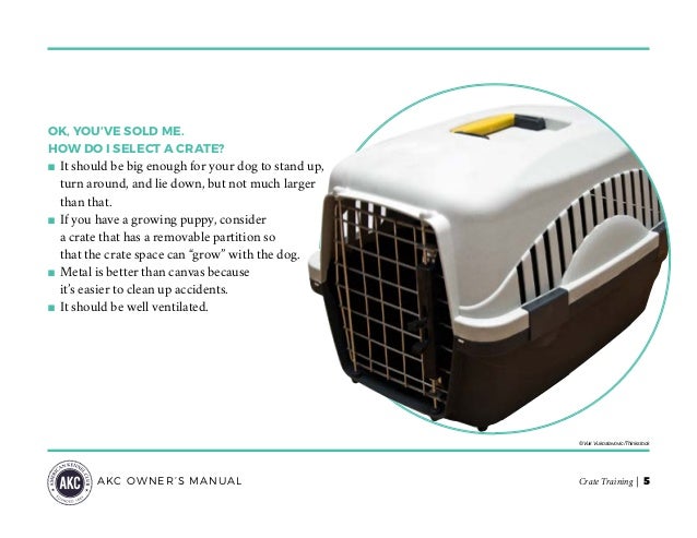 crate training akc