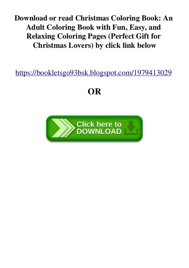 Ebooks Download Christmas Coloring Book An Adult Coloring Book With F