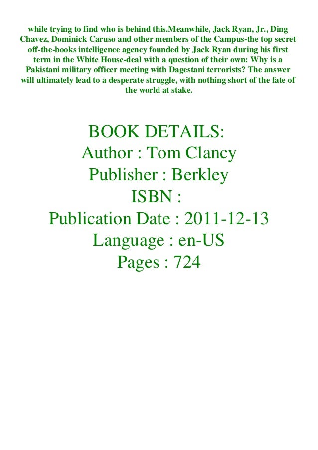 Ebooks Download Locked On Jack Ryan Jr 3 Pdf